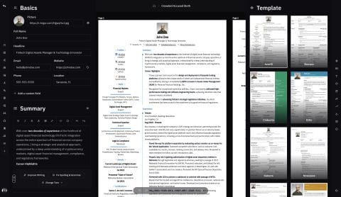Découverte de RxResu.me : Un générateur de CV moderne et gratuit